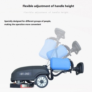 Mini Hand Push Floor Machine <b>Battery</b> <b>Auto</b> Small Walk Behind Dryer Mini Hand Push Floor Scrubber - Product Image 4