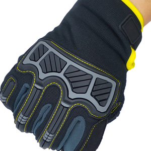 Gants mécaniques en caoutchouc de silicone robustes résistants aux chocs et anti-chocs pour les travaux en plein air Gants de protection du travail pour la sécurité - Product Image 5