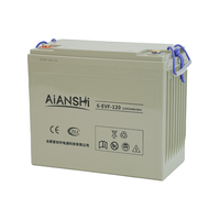 Batterie au gel VRLA au plomb-acide AIANSHI 6-EVF-120 12V 120Ah pour chariot élévateur, transpalette, gerbeur, autolaveuse, véhicule électrique, cycle profond, sans entretien