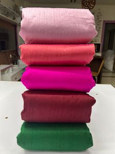 Tissu de soie dupionne naturelle de qualité supérieure, tissé à la main, soie texturée pour vêtements, décoration intérieure, ameublement et projets de designers - Product Image 2