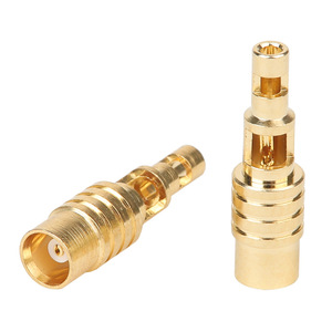 Connecteur coaxial RF en cuivre G-karve MCX-K, <span class=keywords><strong>double</strong></span> fenêtre, petit trou, <span class=keywords><strong>prise</strong></span> femelle pour terminal de câble de 1,13 mm - Product Image 1