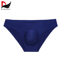 Slips Boxers Tricotés Respirants Sans Coutures pour Homme avec Logo Personnalisé, Ultra Doux, Taille Moyenne, Sous-vêtements Sexy Effet Galbe
