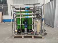 Mr. 500l/h 1000/h 1000l/h, avec adoucisseur et déchlore avec 4040 membrane 1000lph, osmose inverse, plante d'eau