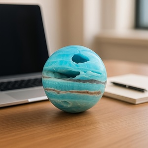 Venta al por Mayor de Esferas de Hemimorfita Natural Pulida, Cristal Curativo para Decoración del Hogar y Regalos Navideños - Product Image 3