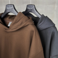 Sweat-shirt tendance homme automne, coupe oversize, doublure polaire, patchwork camouflage, deux pièces, style européen et américain, streetwear