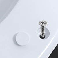 Grille de ventilation ronde en plastique de qualité supérieure pour sous-plafond, diffuseur d'air rond pour plafond