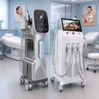 Machine d'épilation au laser 808 nm, machine d'élimination des tatouages, microdermabrasion, soin du visage à l'oxygène, dermabrasion au diamant, machine à bulles H2O2