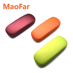 Maofar bán buôn kim loại kính trường hợp sắt cứng Kính đọc sách lưu trữ biểu tượng tùy chỉnh quá trình vẽ PU Da kính trường hợp - Product Image 2