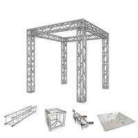Precio de fábrica de aluminio móvil Global Lighting Booth Display Portable Trusses para eventos