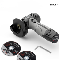 Mini-meuleuse d'angle portable 12V au lithium, ultra-compacte, outil de bricolage avec interrupteur à palette pour le polissage et la découpe, fonctionnant sur batterie, certifiée CE