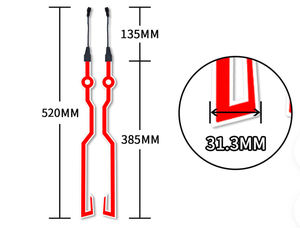 FMT-231 <b>Helmet</b> Rechargeable Waterproof LED Tape <b>Safety</b> Glowing EL Products with Battery Case - Product Image 4