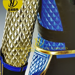 Disfraz <span class=keywords><strong>de</strong></span> Alta Calidad <span class=keywords><strong>de</strong></span> <span class=keywords><strong>Thor</strong></span>, Dios del Trueno, Conjunto Completo, Tela Laminada con Recubrimiento Dorado, Trajes <span class=keywords><strong>de</strong></span> Cosplay para Adultos Unisex, Eventos y Festivales - Product Image 6