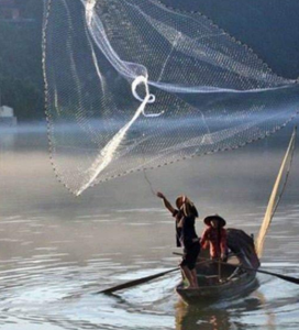 JUSTAR 공장 하이 퀄리티 저렴한 가격 나일론 물고기 그물 나일론 캐스트 낚시 미국인 던지는 주조 그물 - Product Image 6