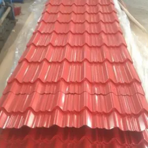 Color Coated Roofing Sheet PPGI Corrugated Sheet Decorative Zinc Metal Roofs Coated Color Steel Sheet