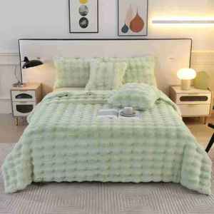 <span class=keywords><strong>Faux</strong></span> lông ném chăn Kem trắng-lớn bong bóng thỏ Fluff chăn cho chiếc ghế nhỏ Fluffy mờ ấm cúng chăn - Product Image 3