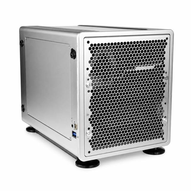 cnc merching Custom Aluminum SFF Cube Computer Case Chassis Mini ITX Micro ATX NAS HTPC Powder Coating OEM