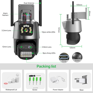<span class=keywords><strong>Telecamera</strong></span> di Sicurezza <span class=keywords><strong>Esterna</strong></span> P11 6MP con Sensore CMOS, Alimentazione Solare, Wi-Fi, Audio Bidirezionale, Visione Notturna, IP66 - Product Image 6