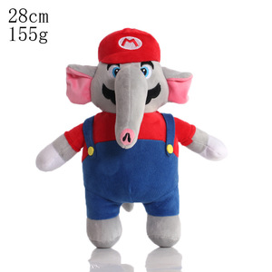 Nouveauté : Peluche <span class=keywords><strong>Mario</strong></span> Bros 28 cm, en coton PP, jouet en peluche pour cadeau d'anniversaire - Product Image 2