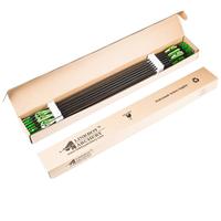 Flèches en fibre de verre 6 mm à prix avantageux, 800 mm, noires, 30 g, pour entraînement au tir à l'arc