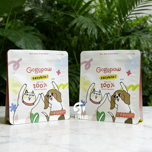 Custom Printed <b>Pet</b> Food Bags 1kg–10kg | Flat Bottom Aluminum Foil Packaging with Easy Tear Zipper - Product Image 5