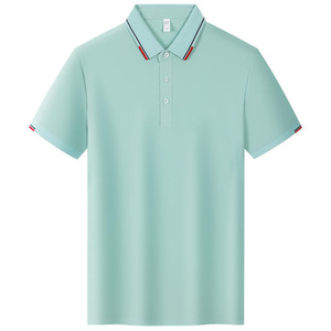 Polo Shirt Black Polyester Short Sleeve Solid Color Workwear Daily Use - Product Image 4