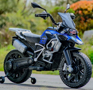 Moto Électrique pour Enfants 2-7 Ans Garçon Fille Rechargeable Tout-Terrain Modèle en Plastique PP Simulation Célébrité Internet - Product Image 2