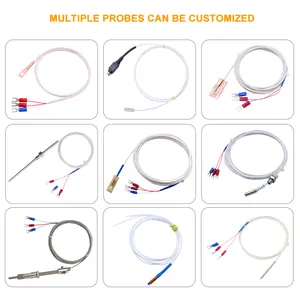 Sonda in acciaio inossidabile termocoppia pt100 resistenza termica pt1000 sensore di temperatura platino