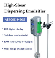 Équipement de mélange de laboratoire haute précision et faible bruit AE500S-H90G, machine de dispersion à cisaillement élevé en acier inoxydable SUS316L