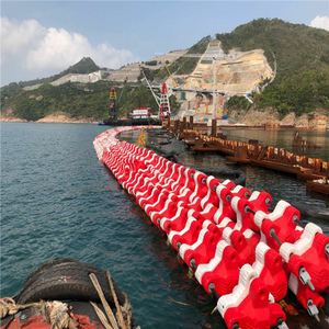 Rào Chắn Sóng Biển Nổi Bằng Nhựa Màu Trắng & Đỏ - Product Image 1