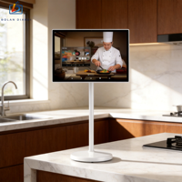 Afficheur numérique LCD 32 pouces avec écran tactile 10 points, système d'exploitation Android, animation intégrée, CMS intégré pour une utilisation en intérieur/extérieur, publicité mobile