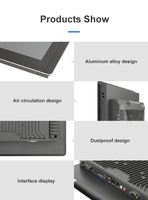 Precio de fábrica 21,5 pulgadas Industrial Android Panel PC 1920*1080p FHD Monitor de pantalla táctil Linux OS I5/i7 sin ventilador para computadoras