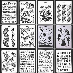 Design Diy Drawing Template Pet <b>Journal</b> Stencil Set With Custom Size & Shape Made of Durable Plastic for Art Use - Product Image 2