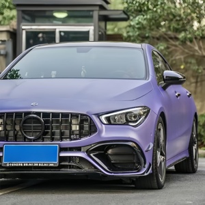 Entourant adapté pour Mercedes Benz <span class=keywords><strong>CLA</strong></span> classe W118 modifié CLA45 entourant la mise à niveau AMG pare-chocs avant, pare-chocs de gorge de queue - Product Image 3