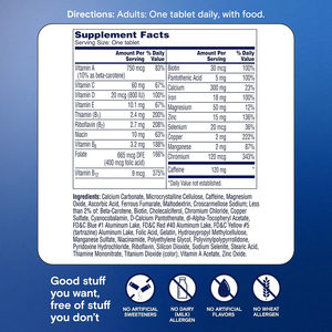 Suplemento diario multivitamínico de hierro de disolución rápida de marca privada de alta calidad que apoya la absorción de hierro en tabletas. - Product Image 3