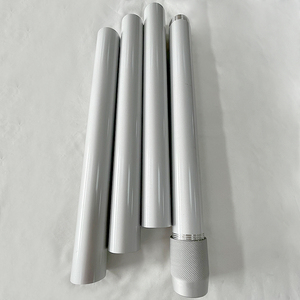 <span class=keywords><strong>Tube</strong></span> en alliage d'aluminium 6063 T5 anodisé, percé sur mesure par CNC, avec services de pliage/soudage/découpe, petit diamètre, forme ronde - Product Image 2