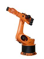 Bras robotisé industriel lourd KUKA KR 420 R3080, charge utile de 420 kg, portée de 3076 mm, 6 axes