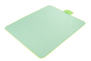 Mantas de Picnic Plegables con Rayas Verdes y Blancas de 57"x71", Alfombra Impermeable para Exteriores, Manta Práctica para Acampar en Primavera y Verano - Product Image 3