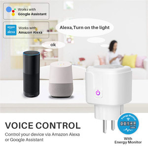 16A Wifi Tuya Ổ Cắm Thông Minh EU Power Monitor Hẹn Giờ Cắm Cuộc Sống Thông Minh App Từ Xa Điều Khiển Bằng Giọng Nói Với Alexa Google Trợ Lý IFTTT - Product Image 3
