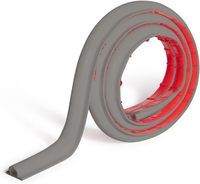 Goulotte de câblage murale semi-circulaire blanche autocollante et flexible pour extérieur, protection contre les intempéries, dissimulateur de câbles extrudés