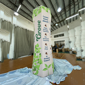 Xách tay nhôm triển lãm thương mại triển lãm tháp hiển thị đứng Đèn LED hộp tùy chỉnh quảng cáo tháp tháp cột đứng - Product Image 4