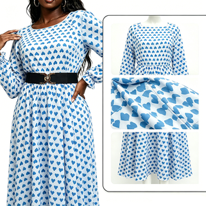 <span class=keywords><strong>Abito</strong></span> lungo da donna personalizzabile con logo, stampa a <span class=keywords><strong>pois</strong></span>, vita impero, cintura, <span class=keywords><strong>maniche</strong></span> <span class=keywords><strong>lunghe</strong></span>, fantasia floreale, stile casual estivo - Product Image 2