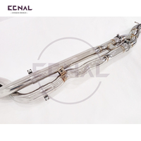 Sistema de Escape Valvetronic Ecnal para BMW F80 F82 M3 M4 S55 3.0T 2014-2020, Tubo de Escape de Acero Inoxidable con Válvula de Escape de un Solo Tubo Trenzado