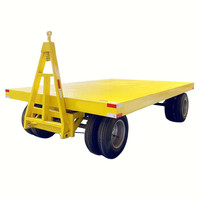 Nouvelle remorque à plateau plat en métal à levage électrique à 4 essieux pour le transport de conteneurs de 20 pieds, avec timon complet pour restaurant