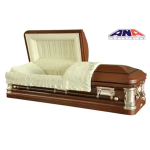 אנה זול מחירים ברונזה מבריק גימור הלוויה מספק אמריקאי סגנון ארון ארונות קבורה