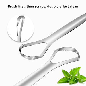 <span class=keywords><strong>TOOCARE</strong></span> personnalisé hygiène buccale effet frais langue mauvaise haleine brosse Tongschrappers langue nettoyeurs grattoir - Product Image 2