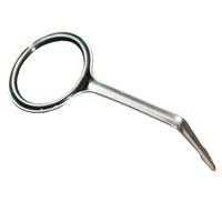 Weihai fabricant national 304 cadre en acier inoxydable anneau en céramique accessoires de pêche coulée canne à pêche construire anneau de guidage