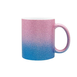 Glitter <b>Ceramic</b> Mug Solid Color Sublimation Mug Heat Transfer <b>Cup</b> Party Use - Product Image 3