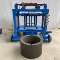 Machine de formage de cercles de puits en béton, machine à briques de ciment, machine à tuyaux et moules