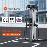 Starcharge Aries V2 360kW-720kW Station de Recharge pour Flotte de Véhicules Électriques, Efficacité de Recharge de 97%