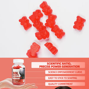 Gummies BBL pour les fesses, pêche naturelle, pour des hanches plus rondes et une silhouette plus voluptueuse, 60 gummies, complément alimentaire - Product Image 4